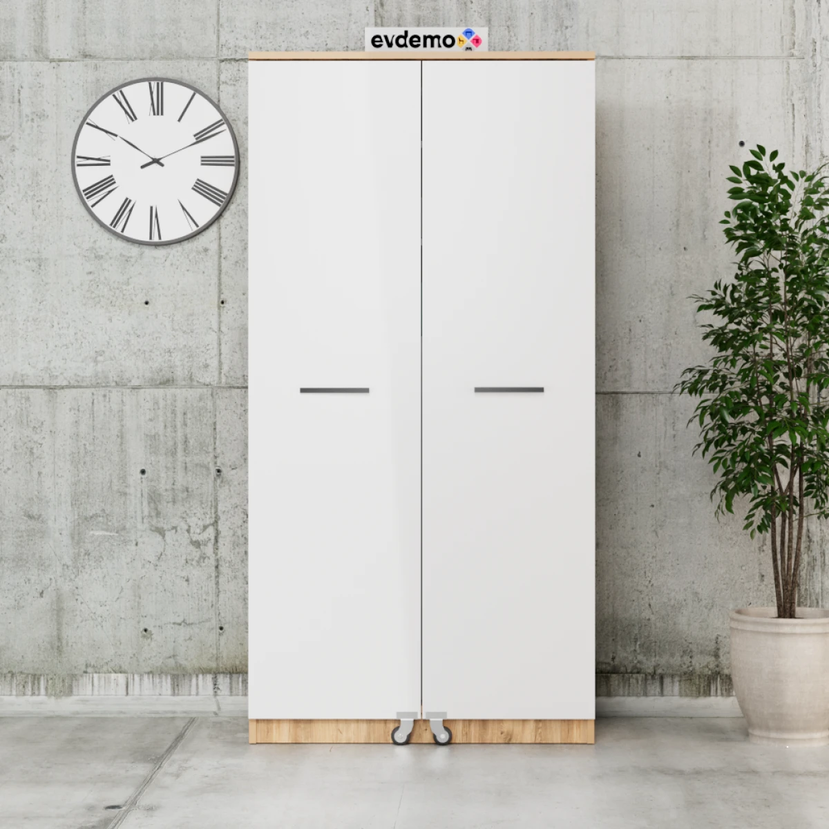 150993823a-4-1200x1200 Art 2 Шкаф за Остави со Врати / Бор - Image 1