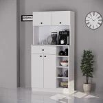 Pera Кафе Агол Мултифункционален Плакар / Бела - Image 2