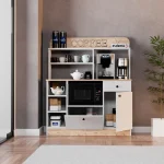 Бариста Кафе Агол Мултифункционален Ормар / Бор - Image 3