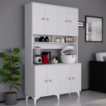 Urla Кафе Агол Мултифункционален Плакар / Бела - Image 2