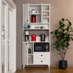 Аtlas Кафе Агол Мултифункционален Плакар / Бела - Image 3