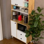Аtlas Кафе Агол Мултифункционален Плакар / Бор - Image 5