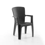 Side 2-ка Rattan Столчиња / Црна - Image 3
