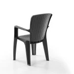 Side 2-ка Rattan Столчиња / Црна - Image 4
