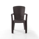 Side 2-ка Rattan Столчиња / Кафеава - Image 2