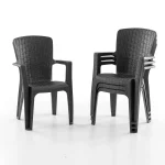 Side 4-ка Rattan Столчиња / Црна