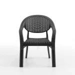 Bamboo 4-ка Rattan Столчиња / Црна - Image 2