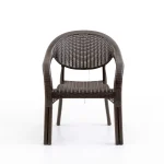 Bamboo 2-ка Rattan Столчиња / Кафеава - Image 2