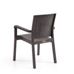 King 2-ка Rattan Столчиња / Кафеава - Image 4