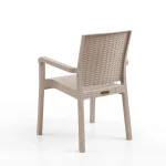 King 2-ка Rattan Столчиња / Капучино - Image 4