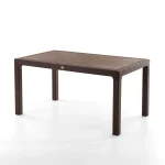 Rattan Маса 90x150 cm / Кафеава