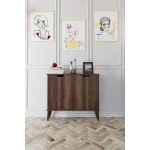 Elegant Декоративна Конзола со 2 Врати / Орев