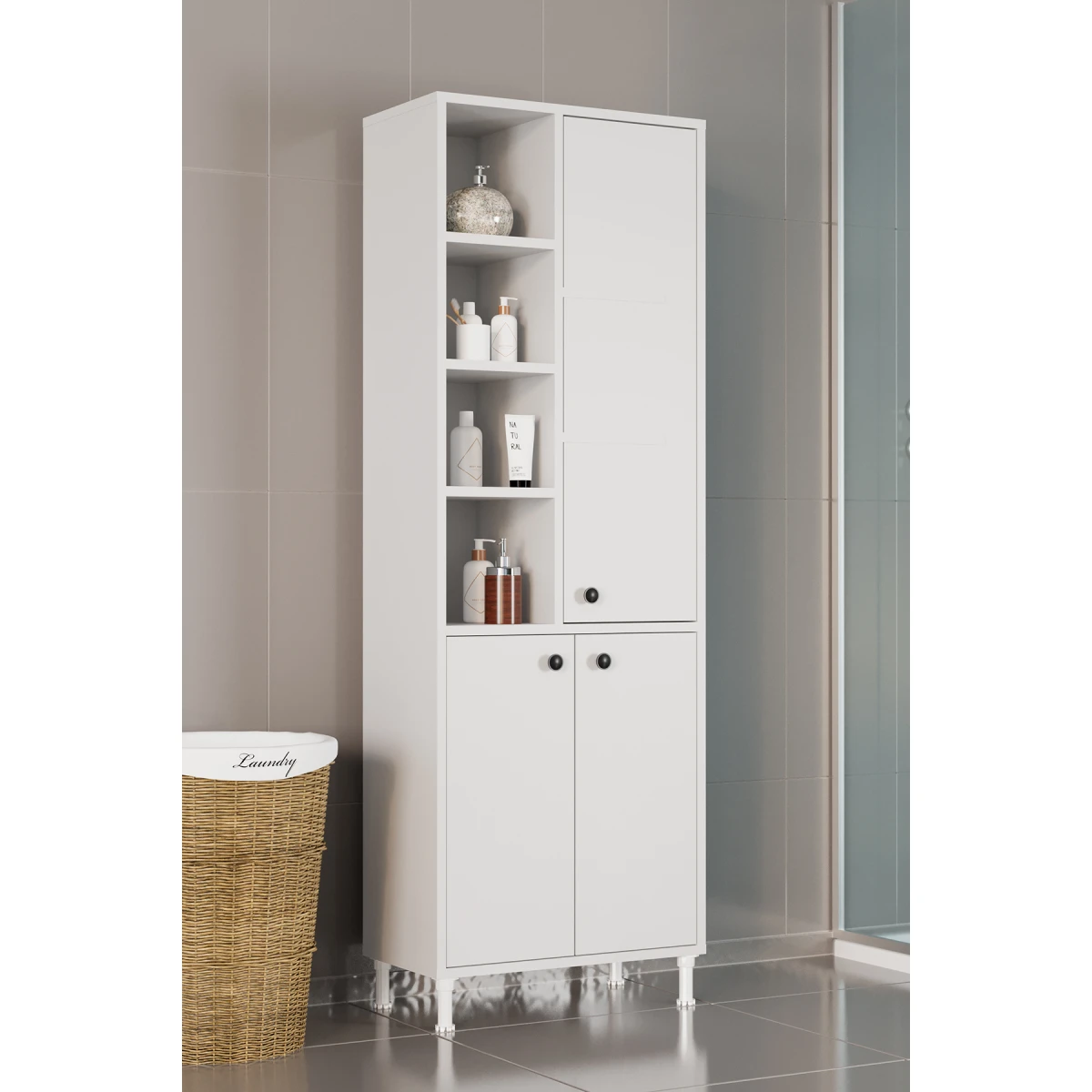 155555305-1-1200x1200 Selen Мултинаменски Ормар / Бела - Image 1