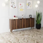 Elegant Декоративна Конзола со 4 Врати / Орев - Image 2