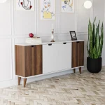 Elegant Декоративна Конзола со 4 Врати / Орев - Image 2
