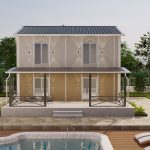 138 m² Двокатна Контејнерска Куќа