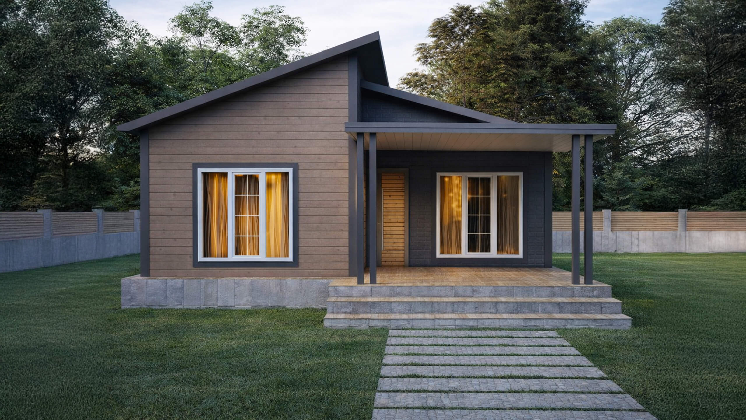 412e43a8afe645e1e151137b486e48 92 m² Еднокатна Контејнерска Куќа - Image 1