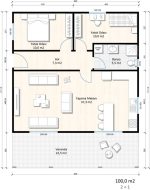 100 m² Еднокатна Контејнерска Куќа - Image 4