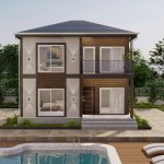 104 m² Двокатна Контејнерска Куќа