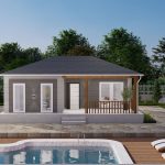 76 m² Еднокатна Контејнерска Куќа