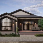 86 m² Еднокатна Контејнерска Куќа