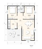 70 m² Еднокатна Контејнерска Куќа - Image 4