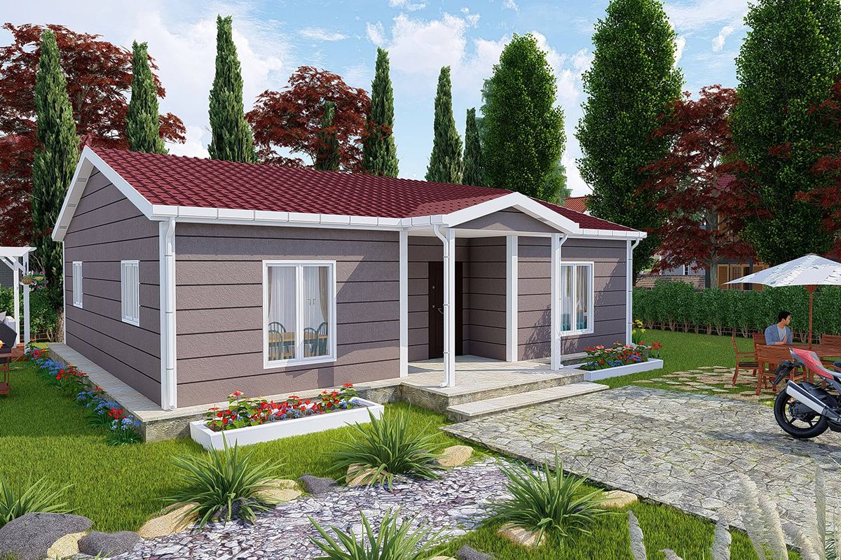 95-metrekarelik-celik-ev-29675 95 м² Еднокатна 2+1 Челична Префабрикувана Куќа - Image 1