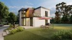 174 m² Двокатна Контејнерска Куќа - Image 2