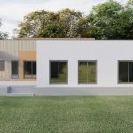 135 m² Еднокатна Контејнерска Куќа