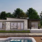 99 m² Еднокатна Контејнерска Куќа