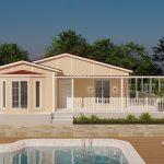 95 m² Еднокатна Контејнерска Куќа